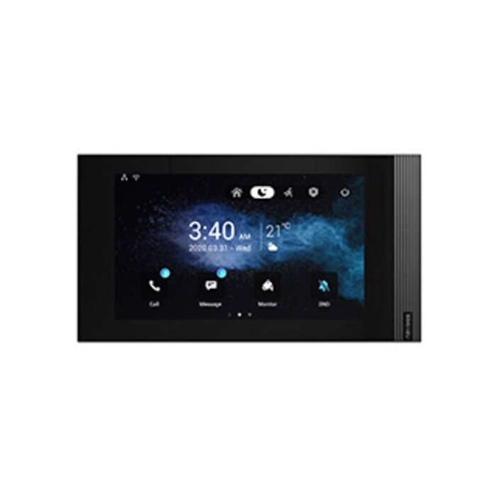 Akuvox Akuvox S562W-GRAY 7 inch Wi-Fi Intercom Binnenmonitor met Touchscreen en PoE - Grijs