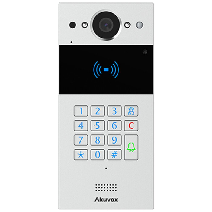 Akuvox Akuvox S532 SIP Intercom met Keypad, LCD-scherm en PoE Zilver