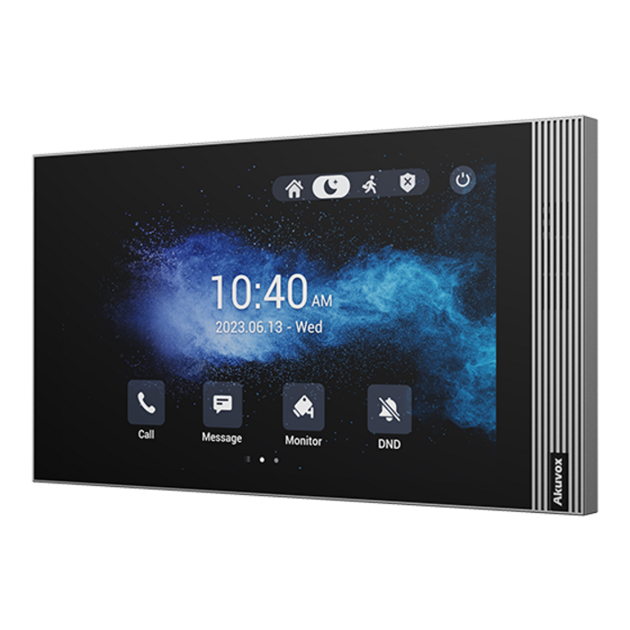 Akuvox Akuvox S563 8-inch Android 12 Indoor Monitor voor Intercom en Smart Home - Grijs