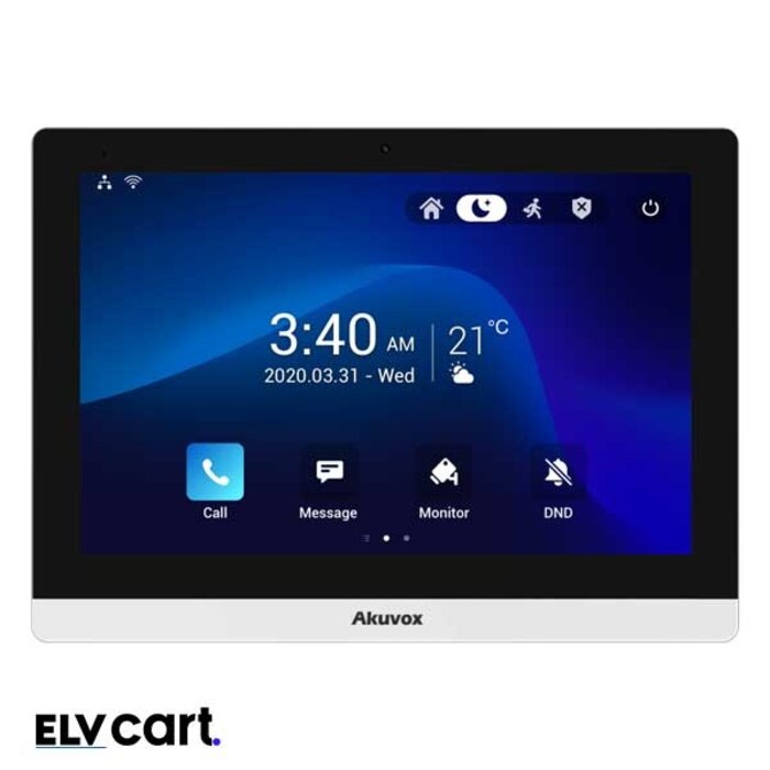 Akuvox Akuvox S567G 10" Android 12 Intercom Binnenpost - Grijs - Wi-Fi 6