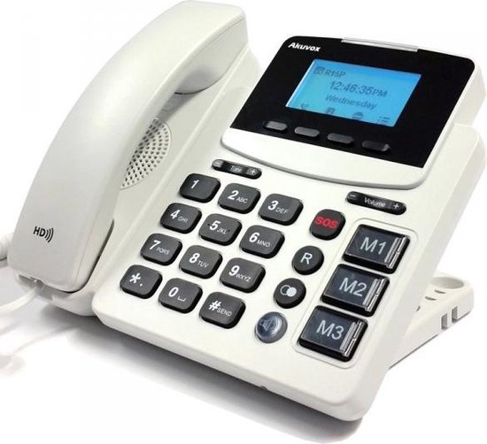 Akuvox Akuvox R15P VoIP Seniorentelefoon met SOS-knop