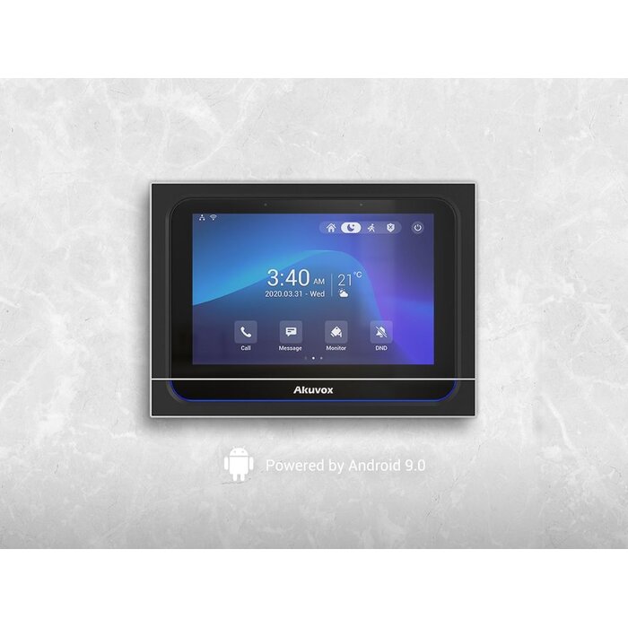 Akuvox Akuvox X933W Premium Android IP Intercom Binnenpost met 7-inch Touchscreen en Wi-Fi
