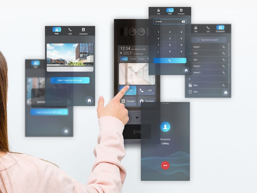 Akuvox Akuvox X915S Luxe Android SIP Intercom met 8 inch Touchscreen & Gezichtsherkenning
