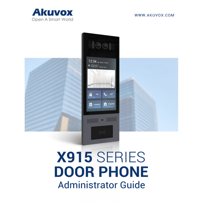 Akuvox Akuvox X915 Installatie kit inbouw set (AKV-X915-BOX)