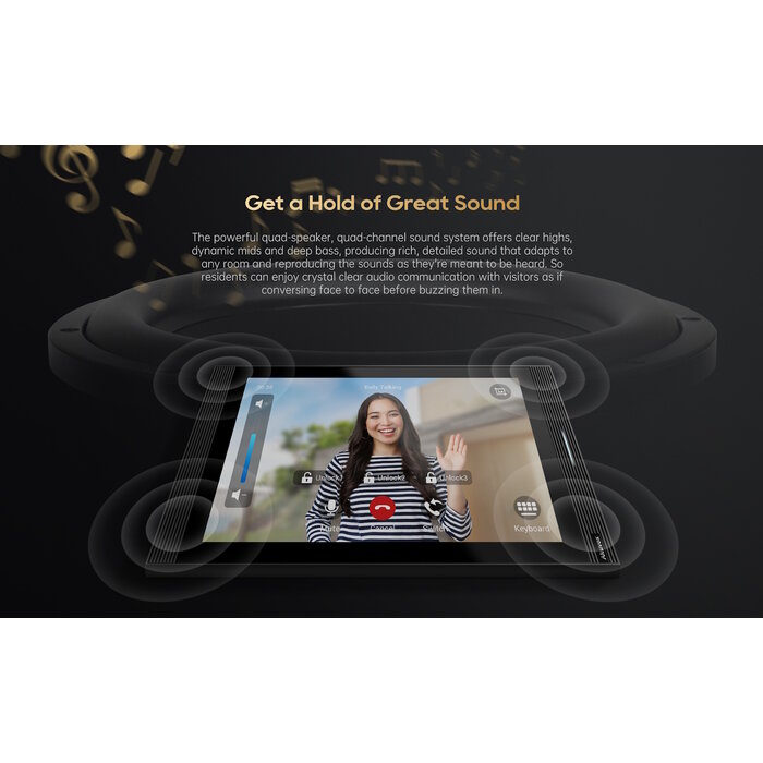 Akuvox Akuvox S567 10.1" Android 12 Intercom Binnenpost met Touchscreen