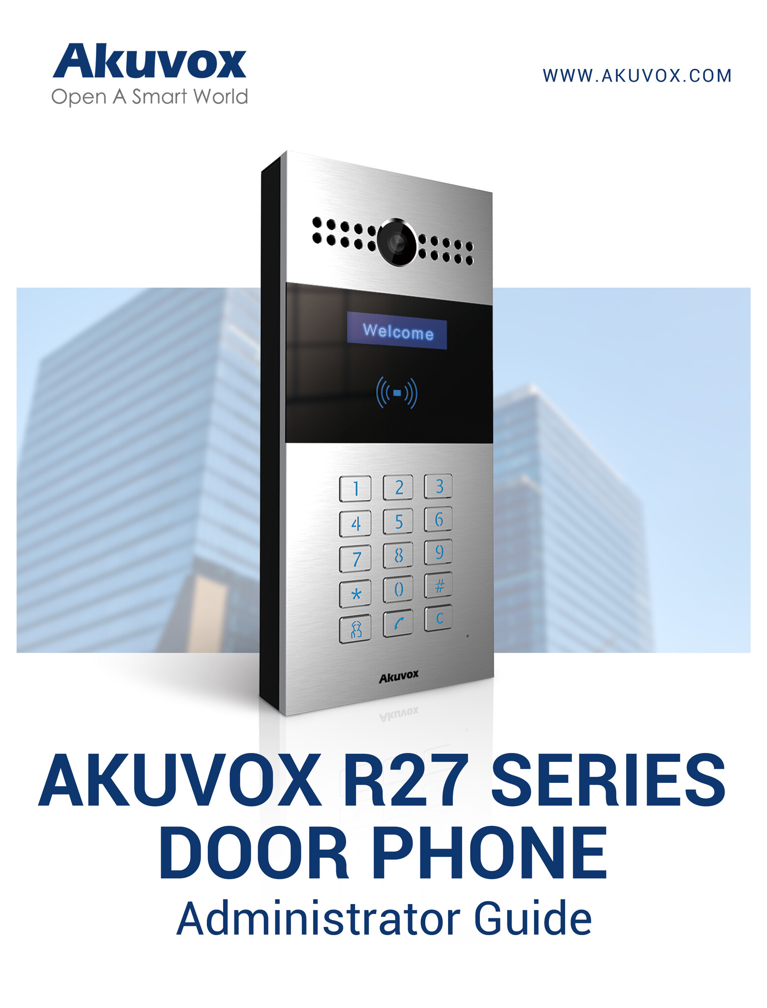 Akuvox Akuvox R27/R28 Regenkap voor Inbouwmontage (AKV-R27XR28X-RCFLUSH), foto 2 van 6