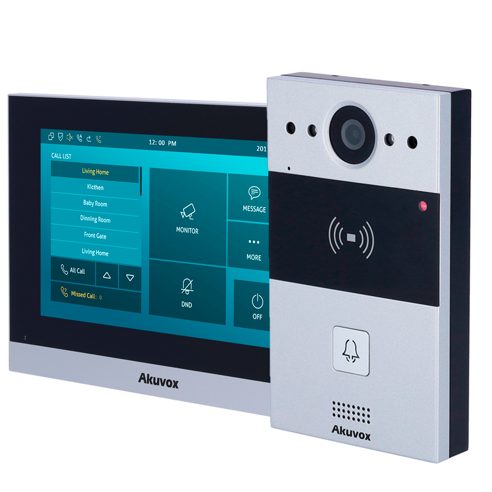 Akuvox Akuvox R20K-2 2-Draads IP Video Intercom met Camera, RFID & Keypad
