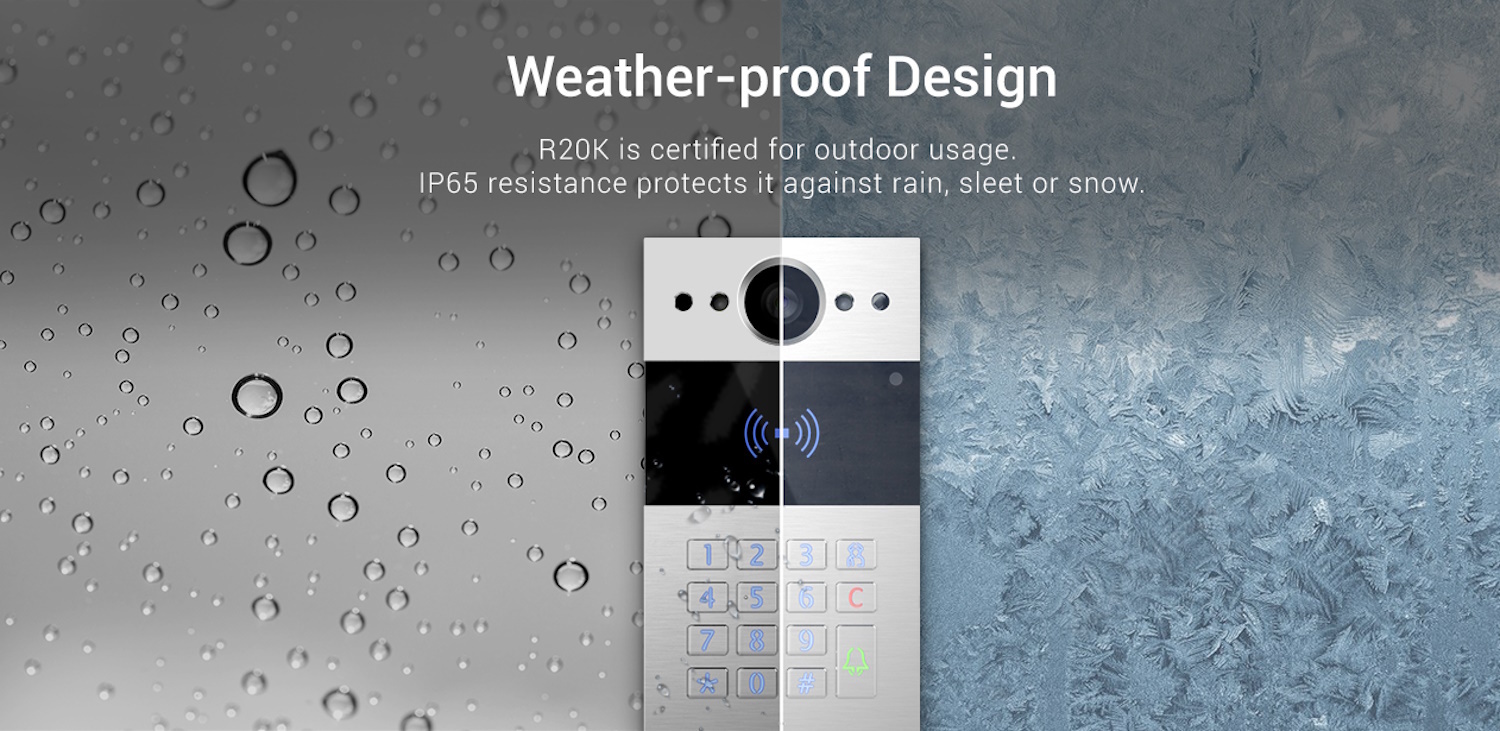 Akuvox Akuvox R20K Opbouw SIP Video Intercom met Keypad & RFID
