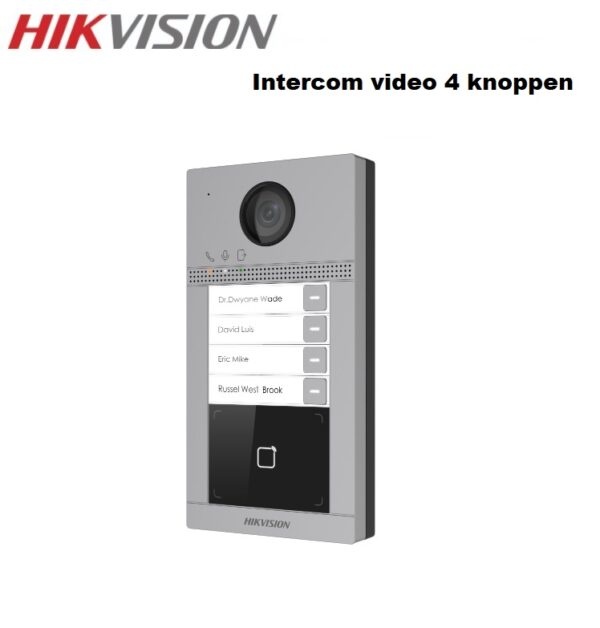Akuvox Akuvox R20BX4 IP Video Intercom met 4 Knoppen - Inclusief Opbouwset, foto 3 van 6