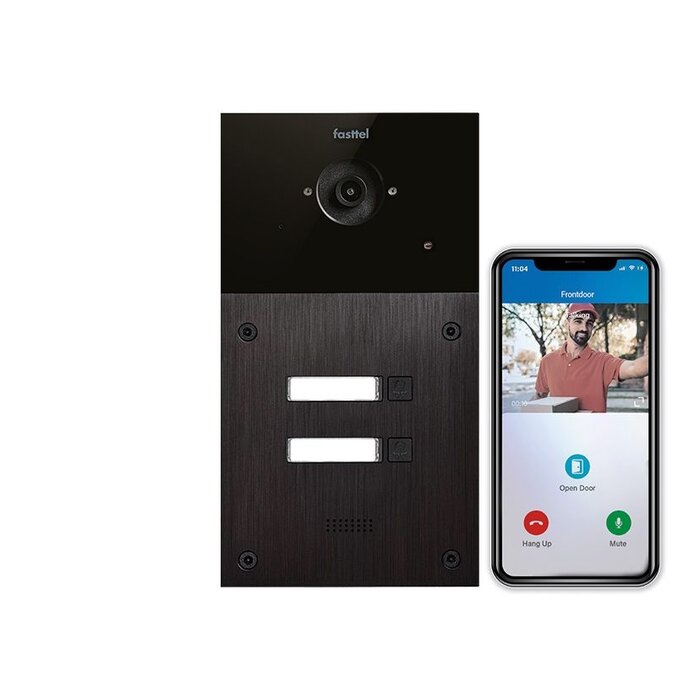 Akuvox Akuvox R20BX2 IP-Video-intercom met 2 Drukknoppen en Opbouwset