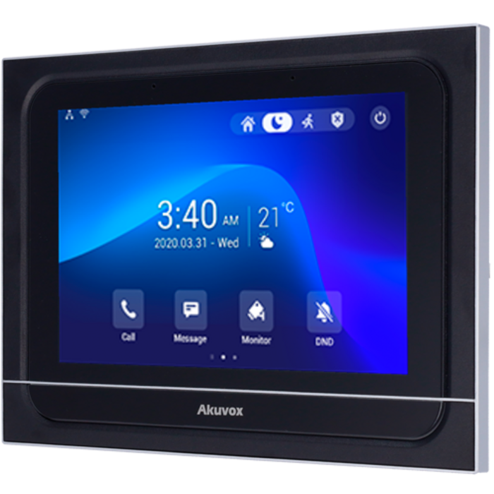 Akuvox Akuvox C313W 7" WiFi Intercom Monitor Wit - Touchscreen Binnenpost