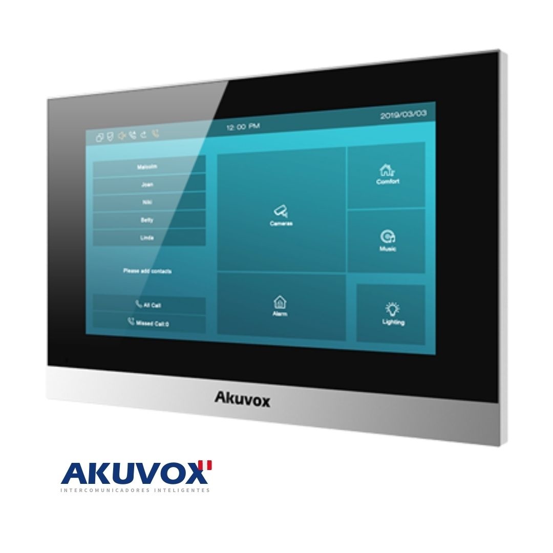 Akuvox Akuvox C313W IP Intercom Binnenpost 7" Touchscreen met WiFi & PoE