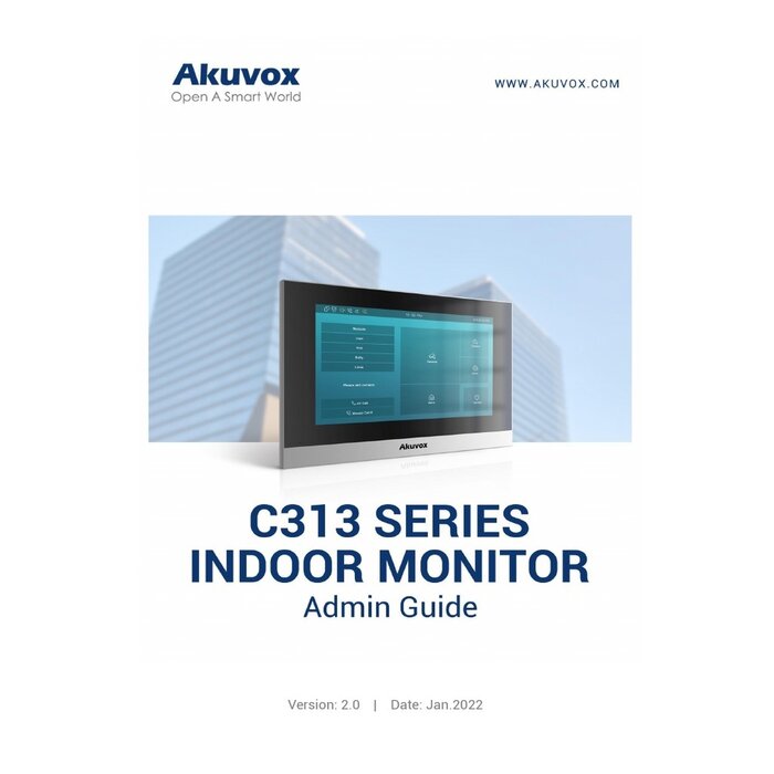 Akuvox Akuvox Bureaustandaard voor C313 en C315 - Zwart
