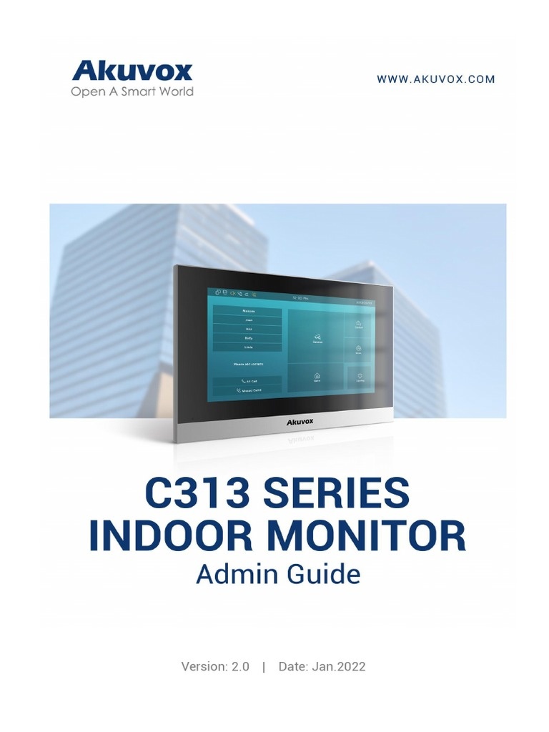 Akuvox Akuvox Bureaustandaard voor C313 en C315 - Zwart