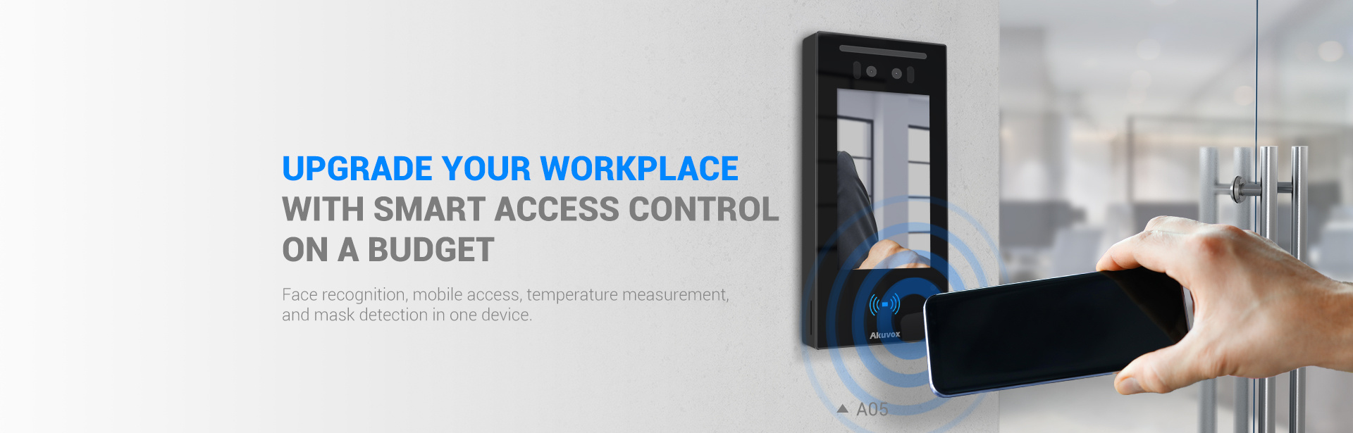 Akuvox Akuvox A05C Access Unit met Gezichtsherkenning, RFID & Bluetooth