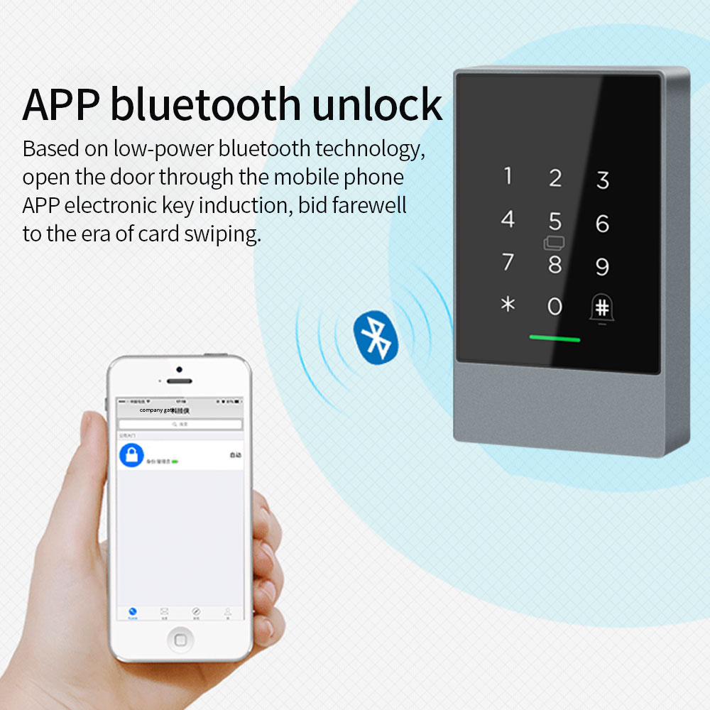 Akuvox Akuvox A03 IP Toegangscontrole Terminal (NFC, Bluetooth, RFID, PIN, PoE)