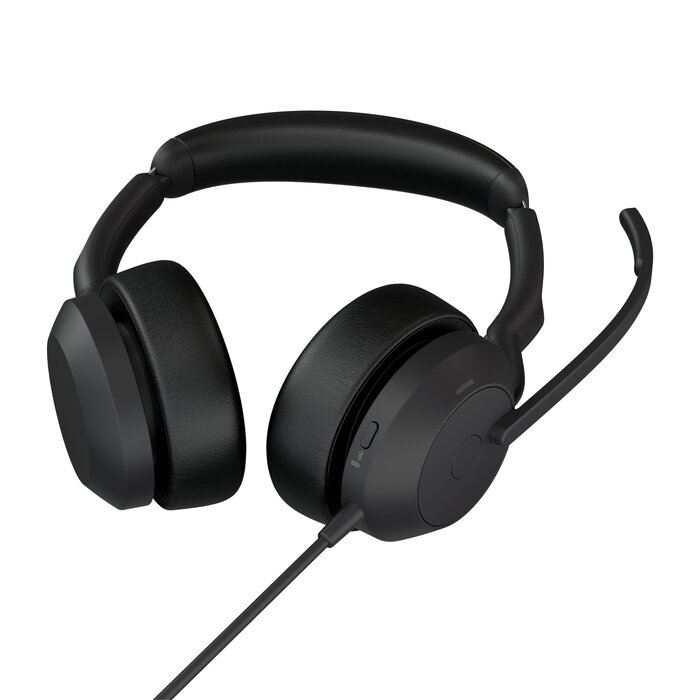 Jabra Jabra Evolve2 50 USB-A UC Stereo Headset met Actieve Ruisonderdrukking (ANC)