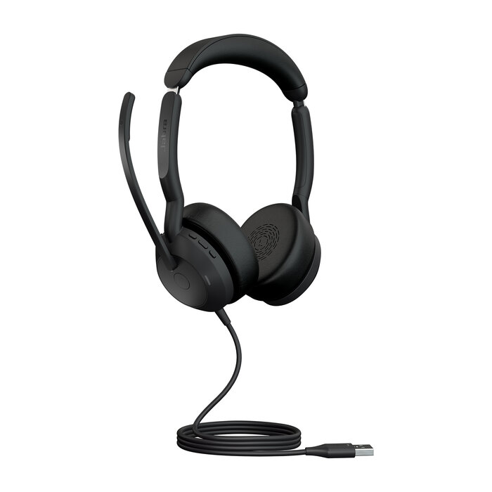 Jabra Jabra Evolve2 50 USB-A UC Stereo Headset met Actieve Ruisonderdrukking (ANC)