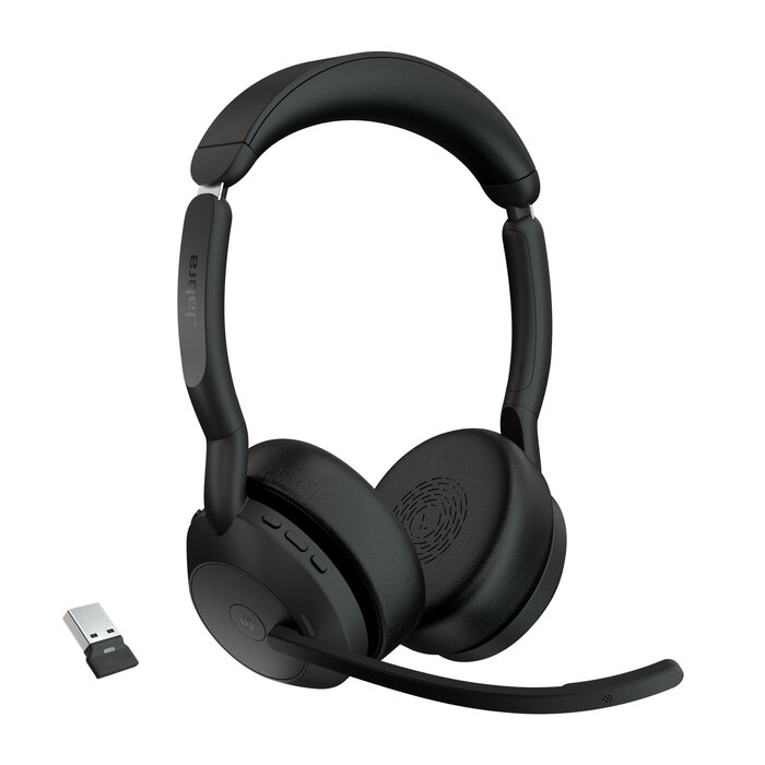 Jabra Jabra Evolve2 55 MS Stereo Draadloze Headset - ANC & Teams