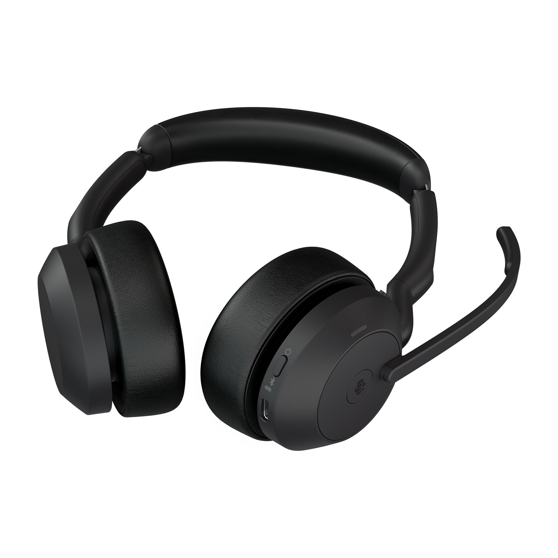Jabra Jabra Evolve2 55 MS Stereo Headset met Oplaadstandaard (USB-C)