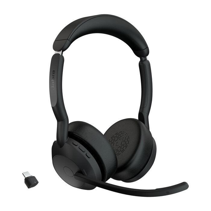 Jabra Jabra Evolve2 55 UC Stereo Draadloze Headset met ANC & Oplaadhouder