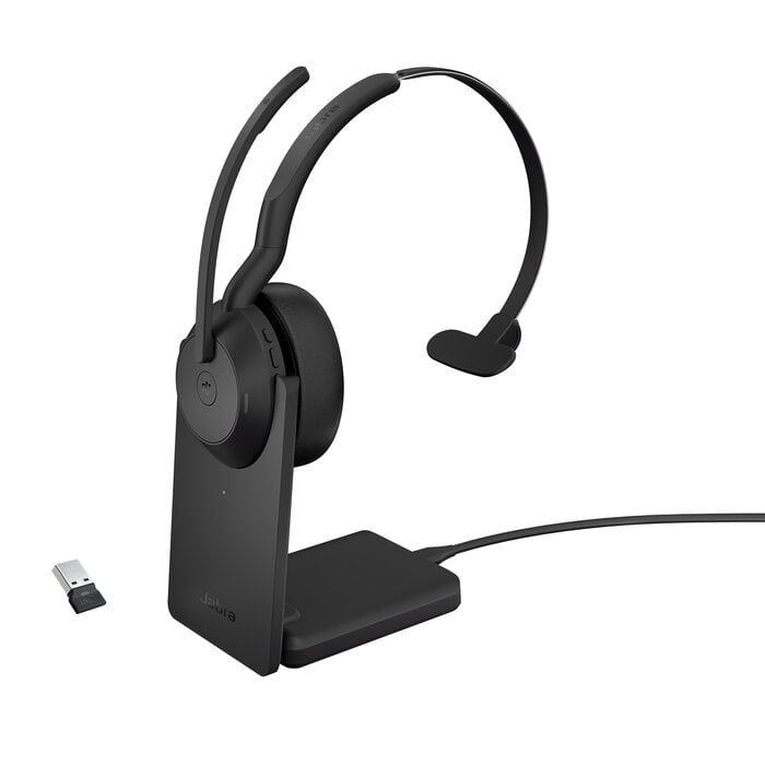 Jabra Jabra Evolve2 55 Mono MS Draadloze Headset met Oplaadstandaard - Microsoft Teams Gecertificeerd