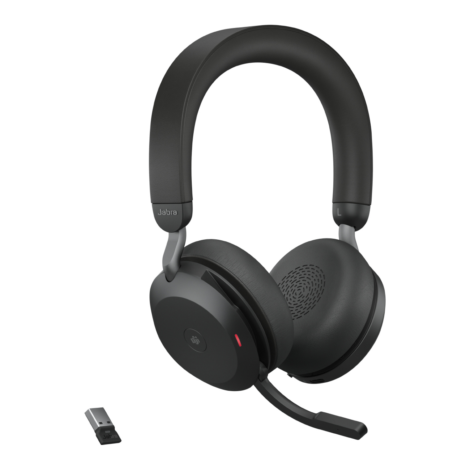 Jabra Jabra Evolve2 75 MS Stereo Headset met Oplaadstandaard - Zwart