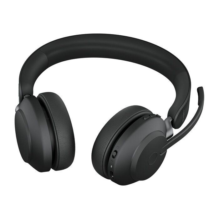 Jabra Jabra Evolve2 65 UC Stereo Draadloze Headset met Laadstation - Zwart