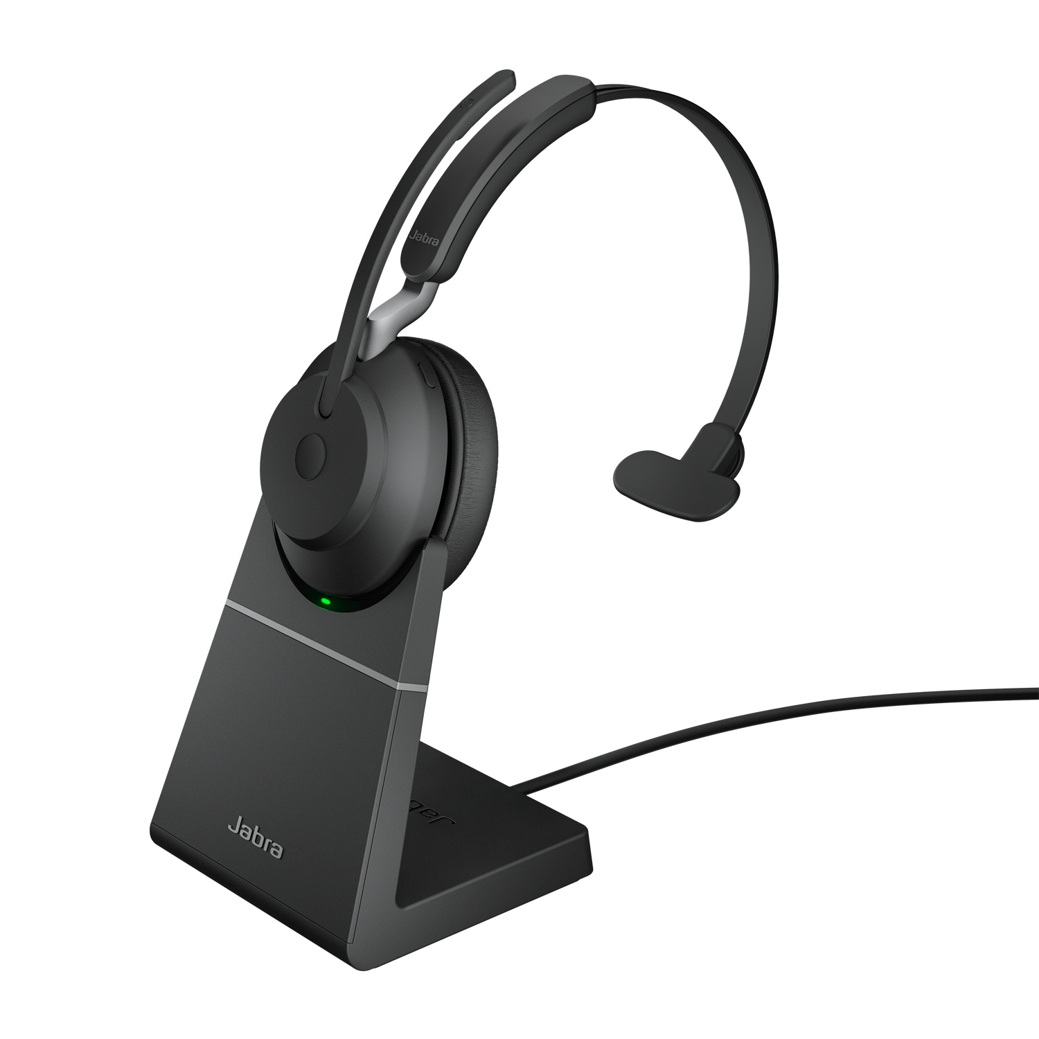 Jabra Jabra Evolve2 65 UC Mono Draadloze Headset met Oplaadstandaard - Zwart