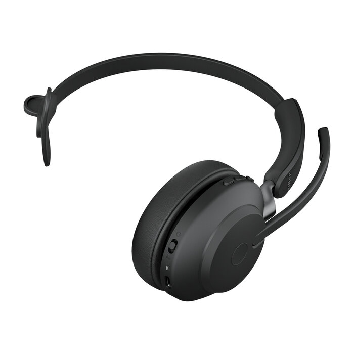 Jabra Jabra Evolve2 65 UC Mono Draadloze Headset met Oplaadstandaard - Zwart