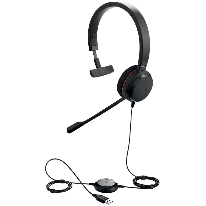 Jabra Jabra Evolve 20 MS Mono – USB Headset voor MS Teams