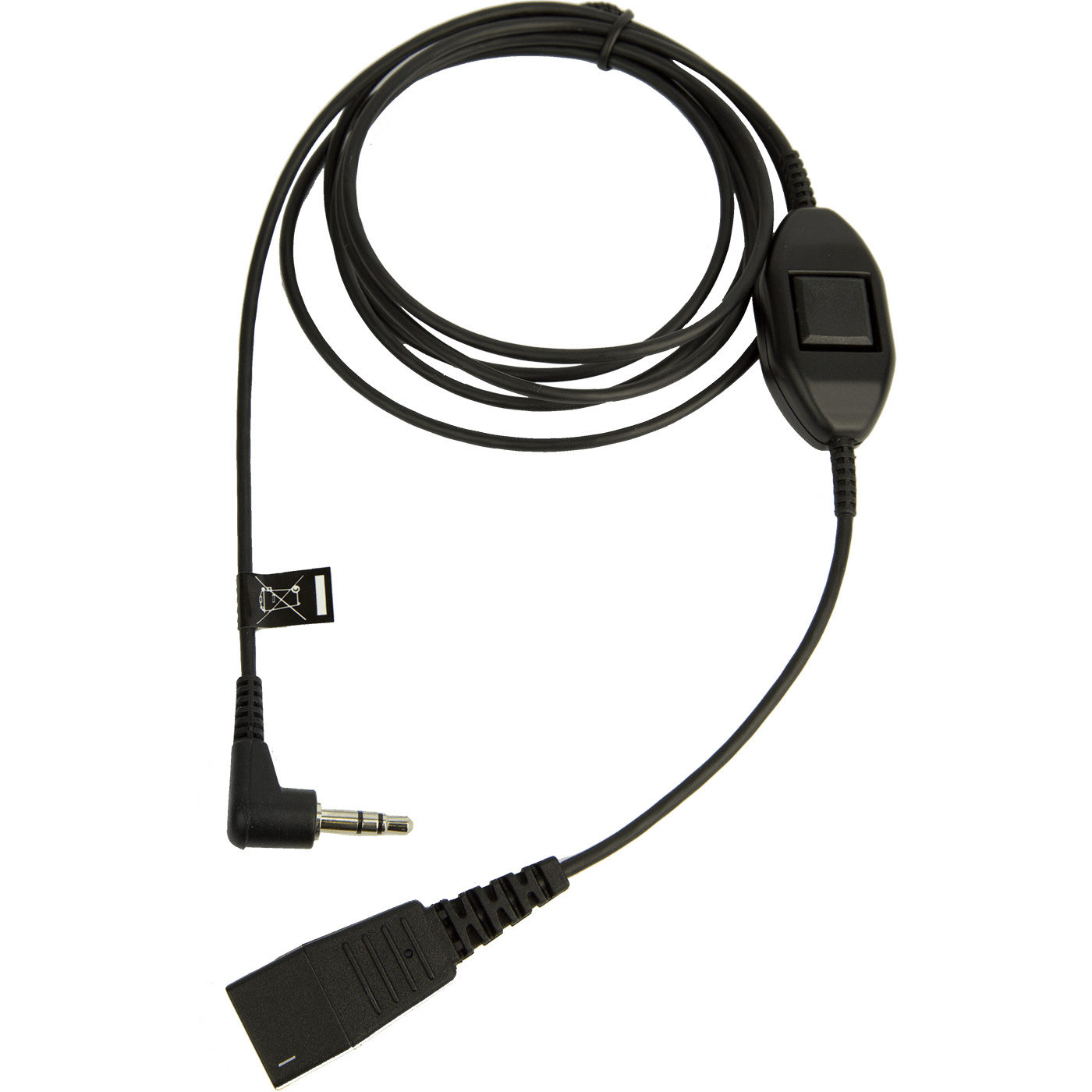 Jabra Jabra QD naar 3,5mm Adapterkabel voor Headsets (8735-019)