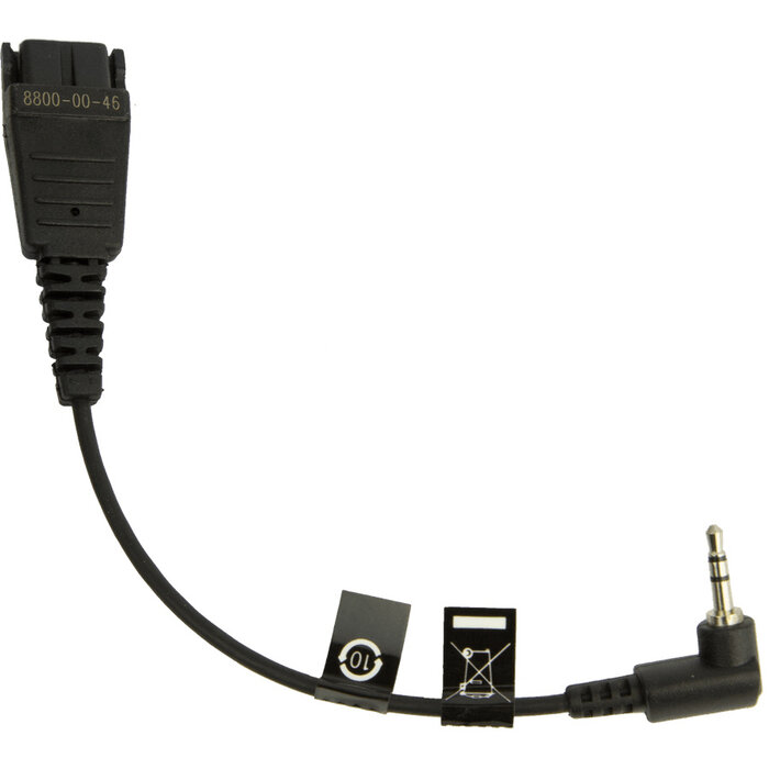 Jabra Jabra QD naar 2,5mm Jack Adapterkabel (8800-00-46)