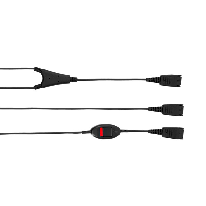 Jabra Jabra Supervisor Y-Cord Meeluister Kabel met Mute-functie