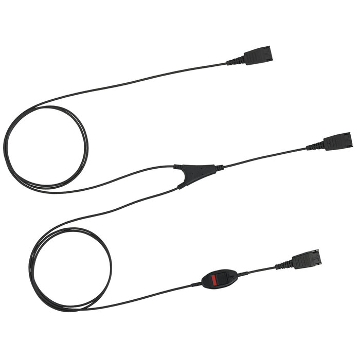 Jabra Jabra Supervisor Y-Cord Meeluister Kabel met Mute-functie