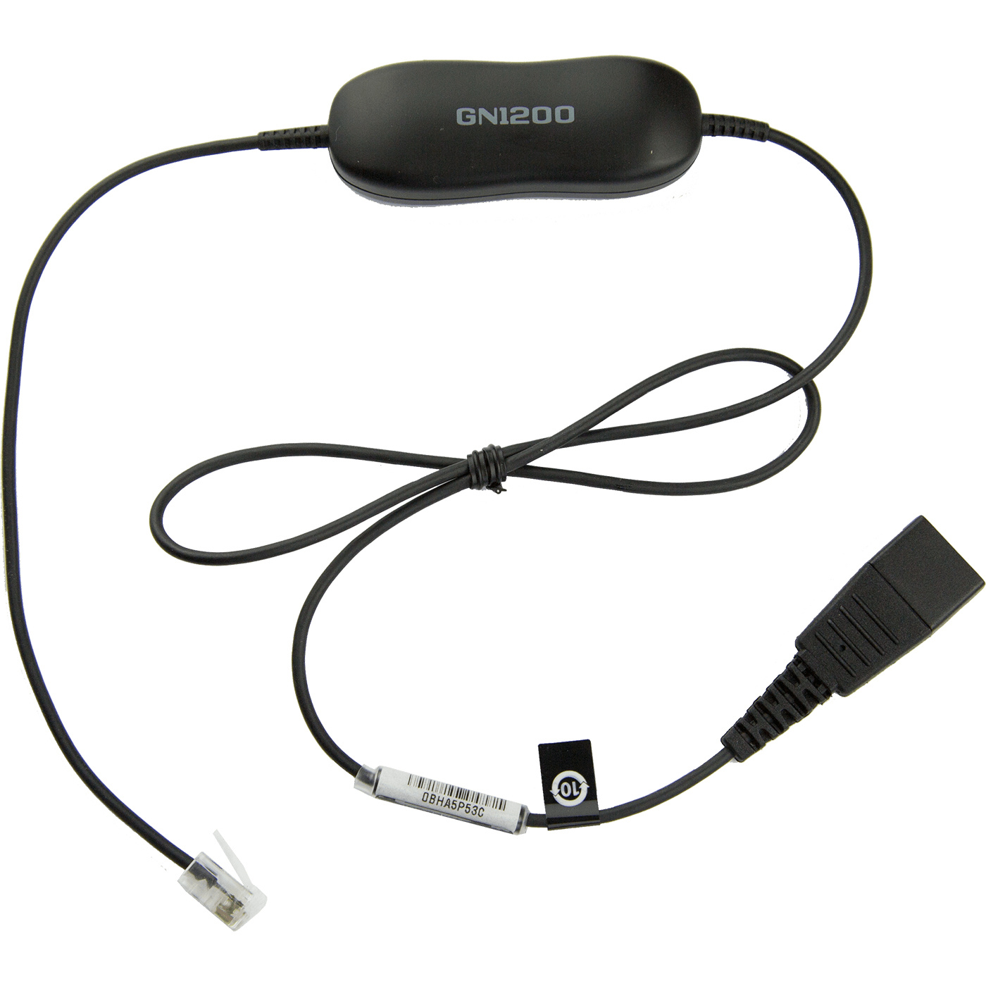 Jabra Jabra GN 1200 Smartcord Rechte Aansluitkabel QD naar RJ10 (88001-99)