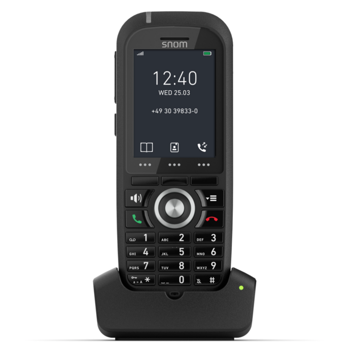 SNOM Snom HM201 Draadloze DECT Hoteltelefoon met Antibacteriële Coating