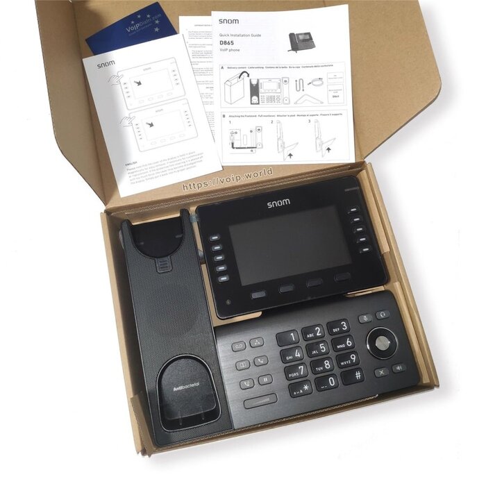 SNOM Snom D865 IP-telefoon met WiFi & Bluetooth (4536)