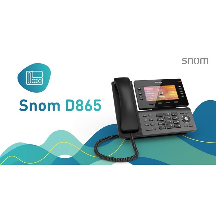 SNOM Snom D865 Zakelijke IP-Telefoon met WiFi en Bluetooth