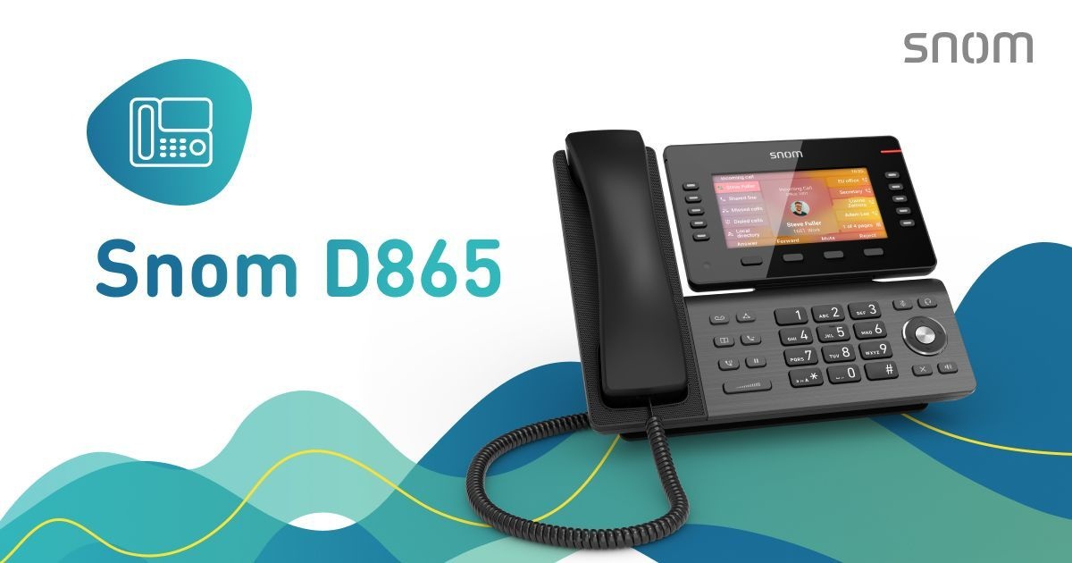 SNOM Snom D865 Zakelijke IP-Telefoon met WiFi en Bluetooth