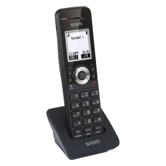 SNOM Snom M10 Draadloze DECT Bureautelefoon - Zwart - Handsfree - PoE