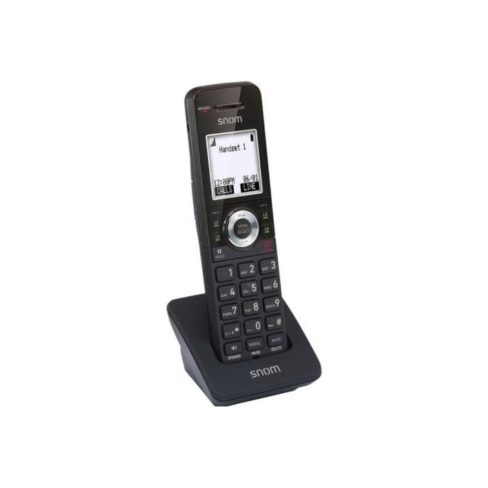 SNOM Snom M10 Draadloze DECT Bureautelefoon - Zwart - Handsfree - PoE