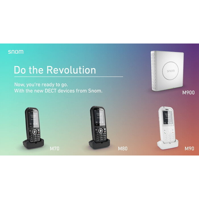 SNOM Snom A190 Draadloze Multicell DECT Headset met Ruisonderdrukking