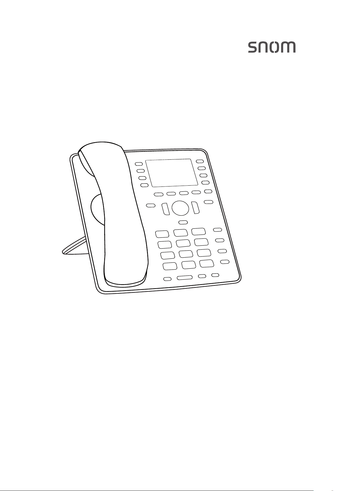 SNOM Snom D735 VoIP Telefoon Wit - Gigabit & Kleurenscherm