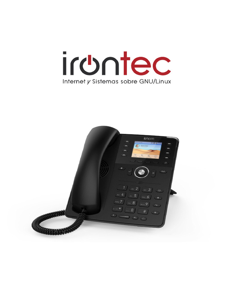 SNOM Snom D735 VoIP Telefoon Wit - Gigabit & Kleurenscherm
