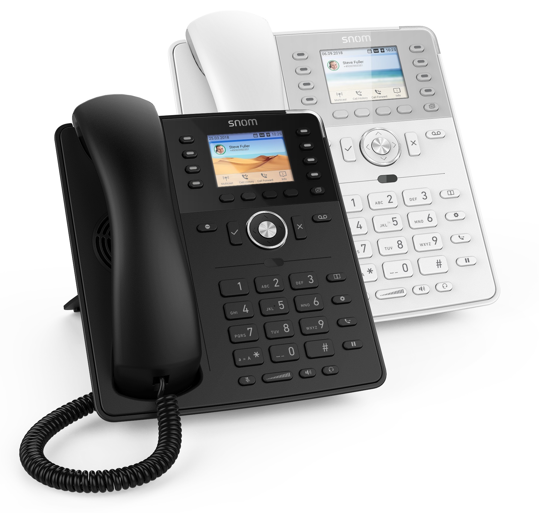SNOM Snom D735 VoIP Telefoon Wit - Gigabit & Kleurenscherm