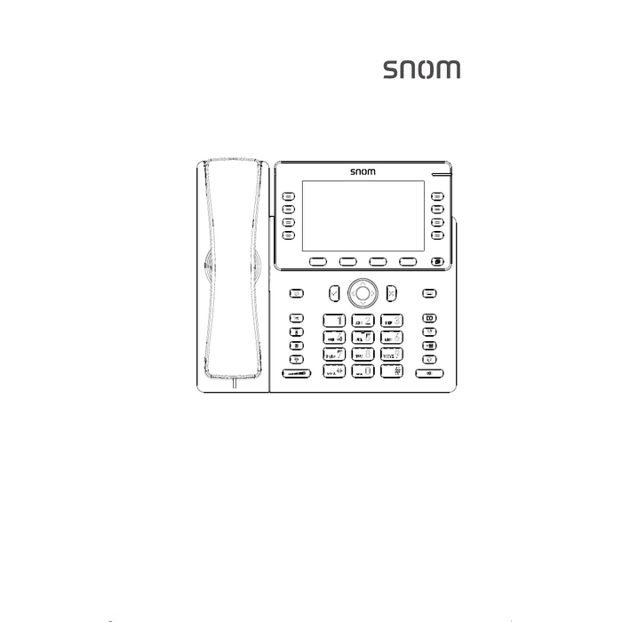 SNOM Snom M58 Draadloos DECT Bureautoestel met HD Audio & Bluetooth