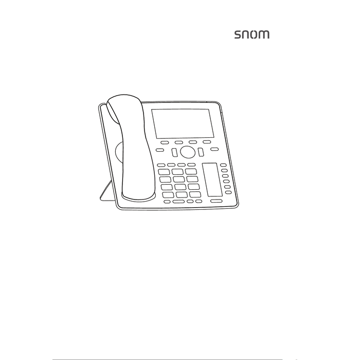 SNOM Snom D150 Zakelijke Gigabit IP-Telefoon met PoE