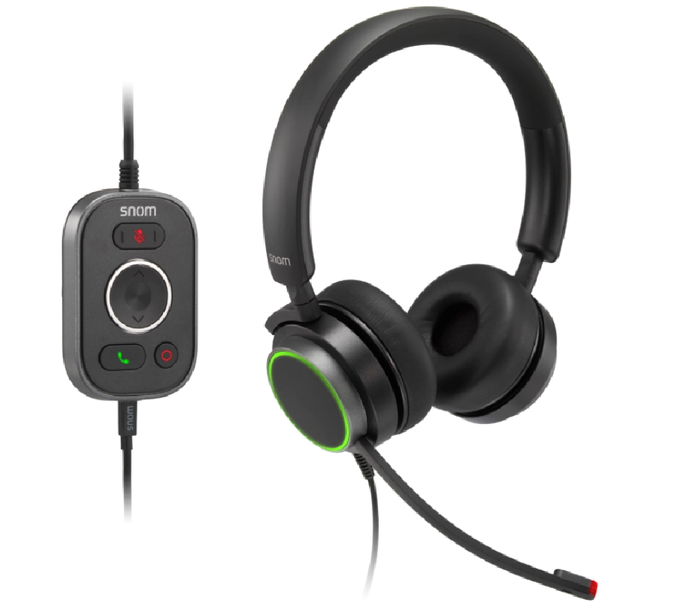 SNOM Snom A330D Binaural USB Headset met Noise-Cancelling