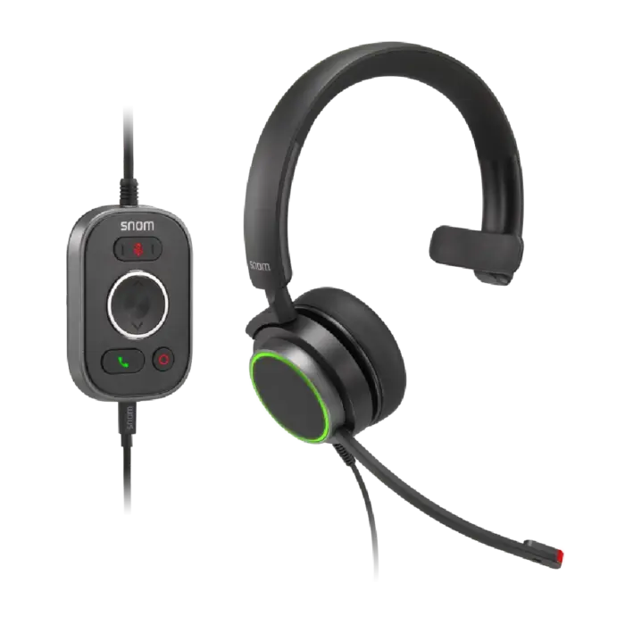 SNOM Snom A330D Over-ear USB Headset met 3.5mm jack (Art. 4598)